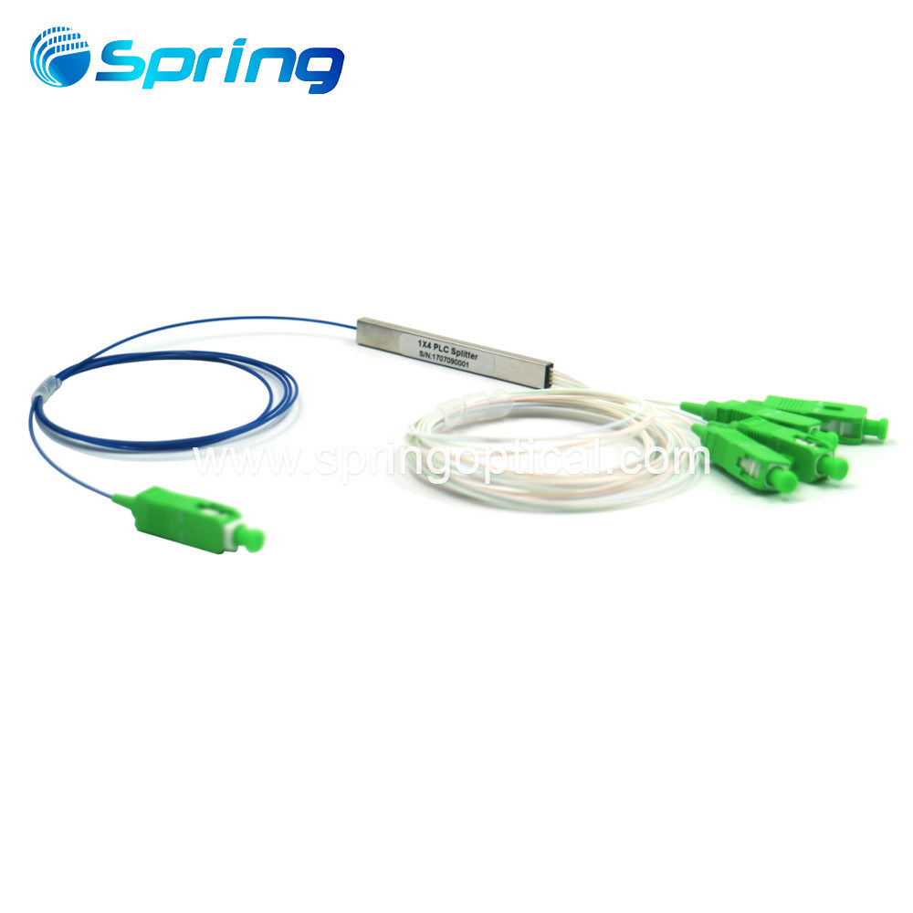 Fiber Optical PLC Splitter 1*4 Sc/APC Connector