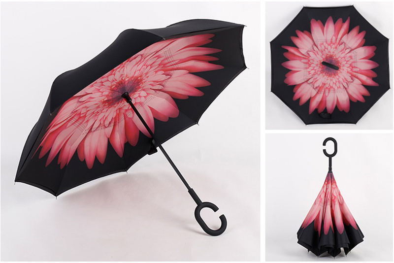 Rainbow Outdoor Umbrella Promotional Gift Sun Umbrella