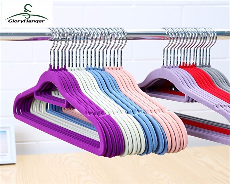 Best Selling Flocked Velvet Hanger for Garment