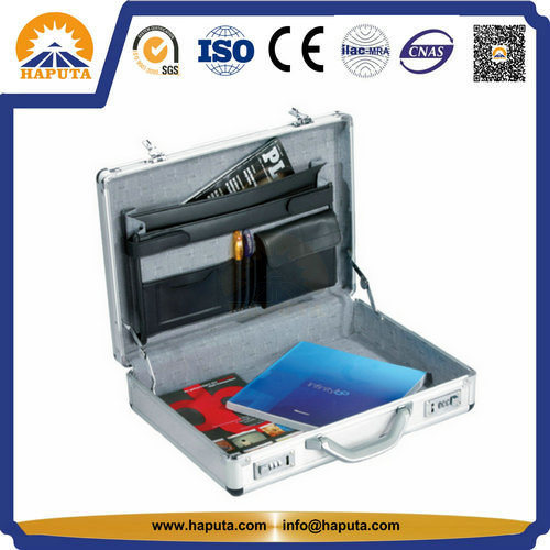 Customized Aluminum Tool File Case with 3 Pockets (HL-2601)