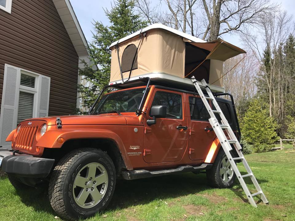SUV Camping Tent Fiberglass Camping Hard Shell Car Roof Top Tent