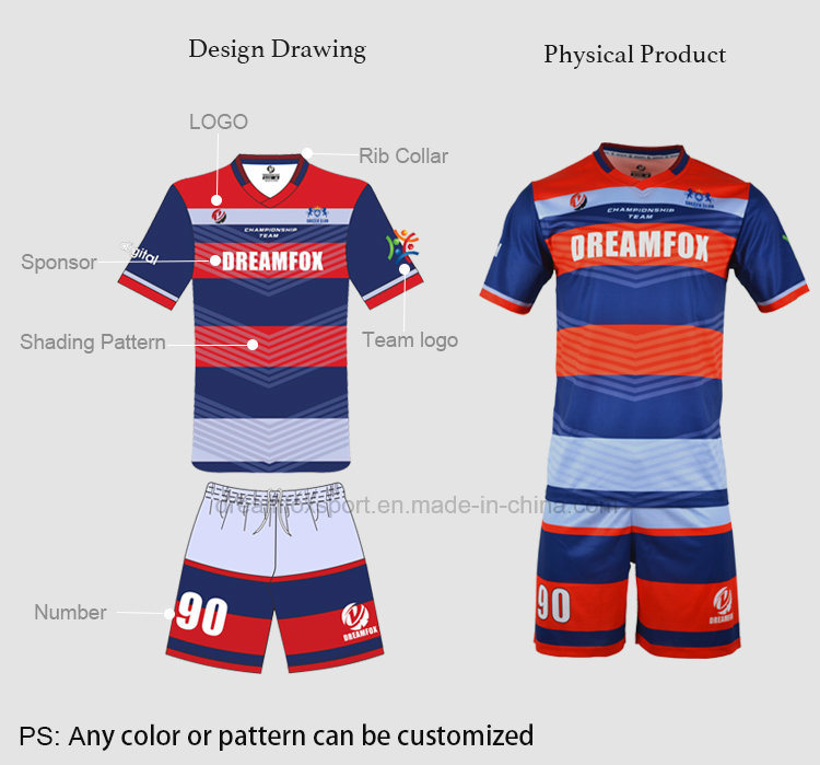 2018 New Team Customized Hot Design Professional Soccer Jersey