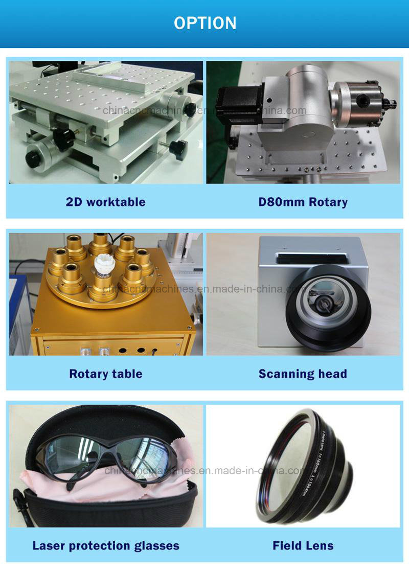 Metal Laser Engraver Machine 20W Fiber Laser Marking System