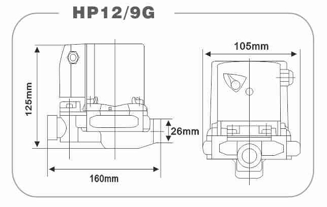 HP12/9g Household Automatic Circulation Pump