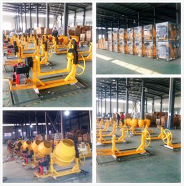 Automatic One Bagger Self Loading Mini Concrete Mixer Gycm-12