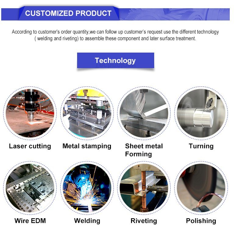 Aluminum Sheet Metal Parts Stamping Product Made in China Merid