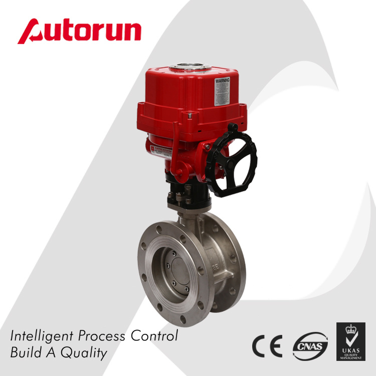 Explosion Proof Motorized Triple Eccentric Butterfly Valve