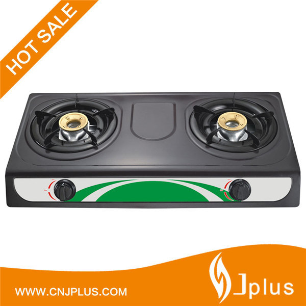 Gas Stove with Two Burner Non Stick Gas Cooker (JP-GC206TS)