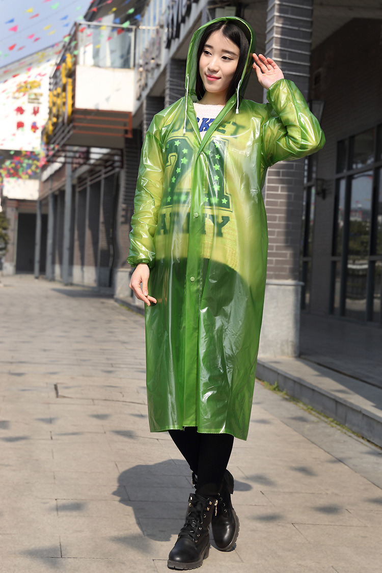 Wholesale PE/PVC Waterproof Transparent Disposable Raincoat