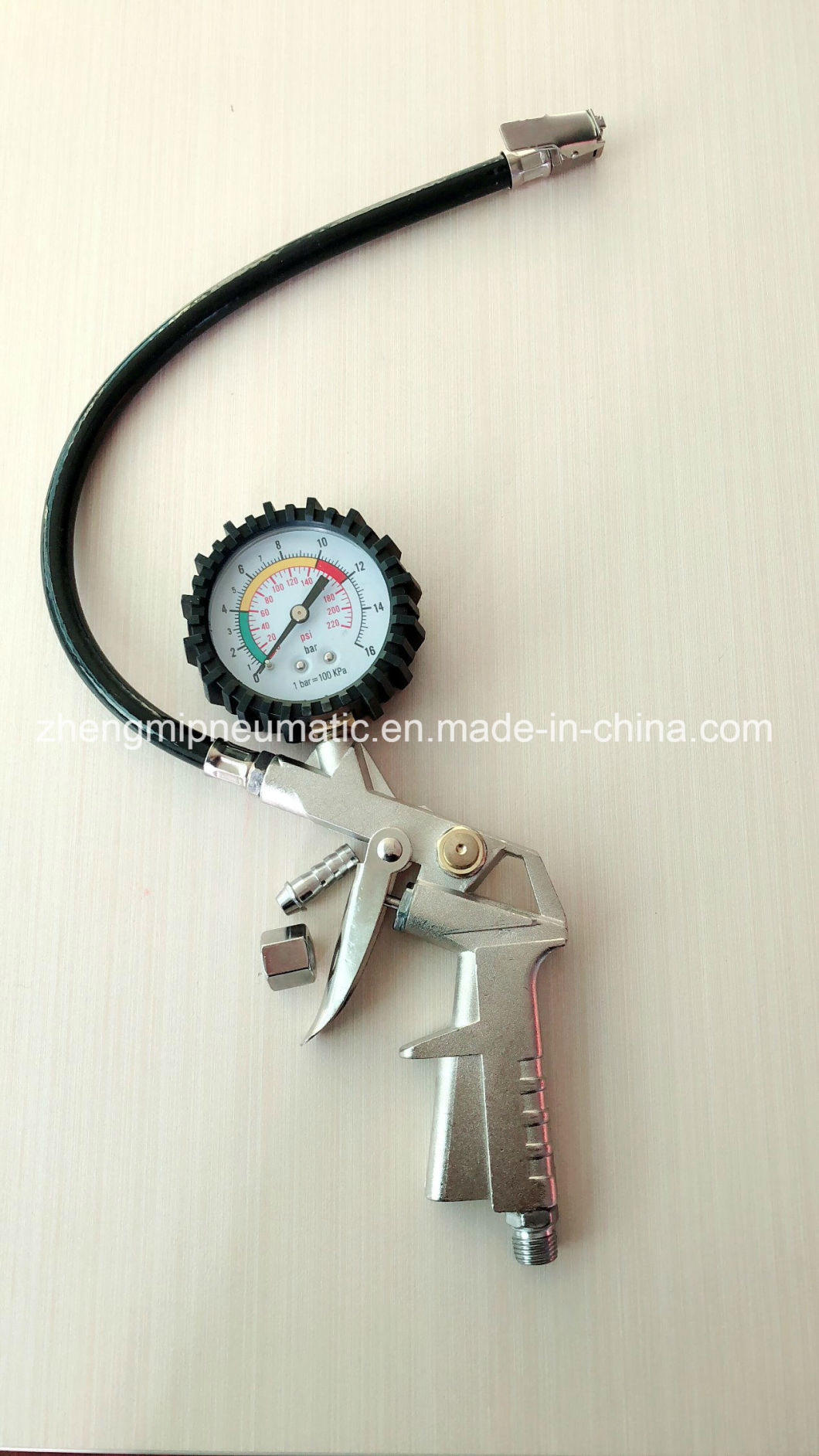 Air Tire Pressure Gauge Tire Inflator Gauge with Chuck