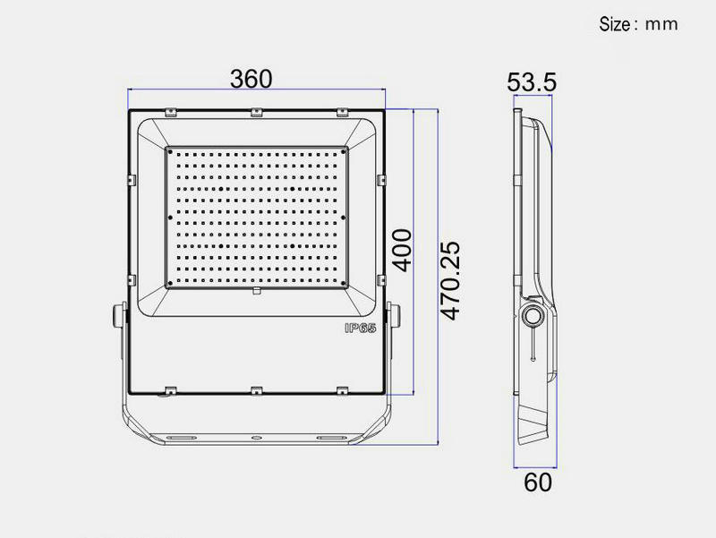 Factory Wholesale Price Outdoor Lighting IP65 200W LED Floodlight