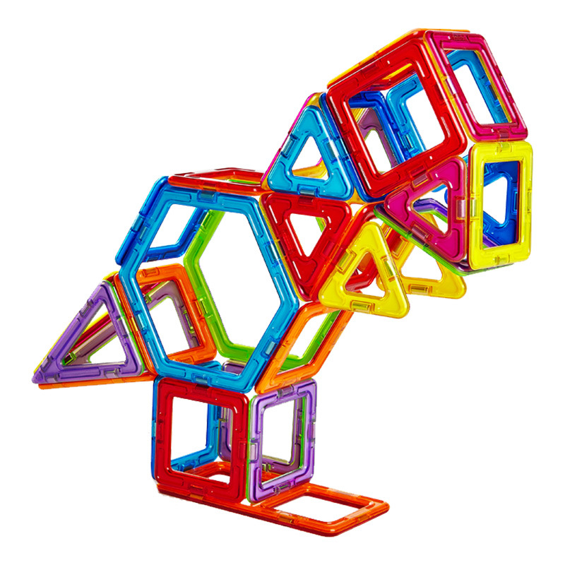 Magplayer Magnetic Building Blocks 118PCS Colored Construction Block