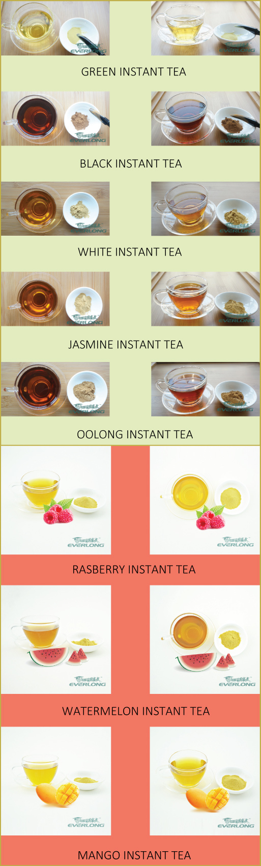 Instant Tea Extract Powder with Mango Flavor (IT1501)