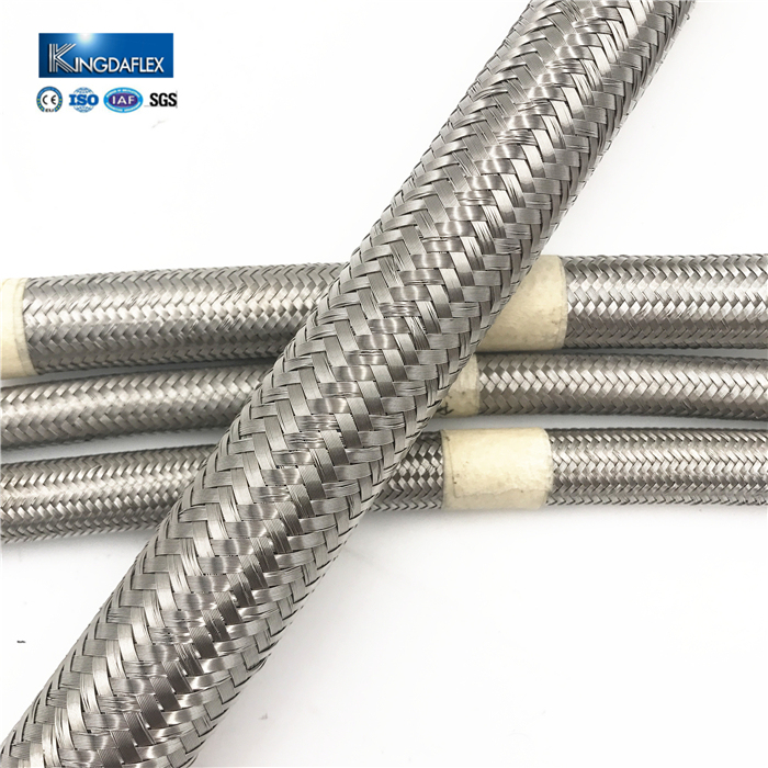 Flexible Stainless Steel Braided Reinforced Teflon Hose