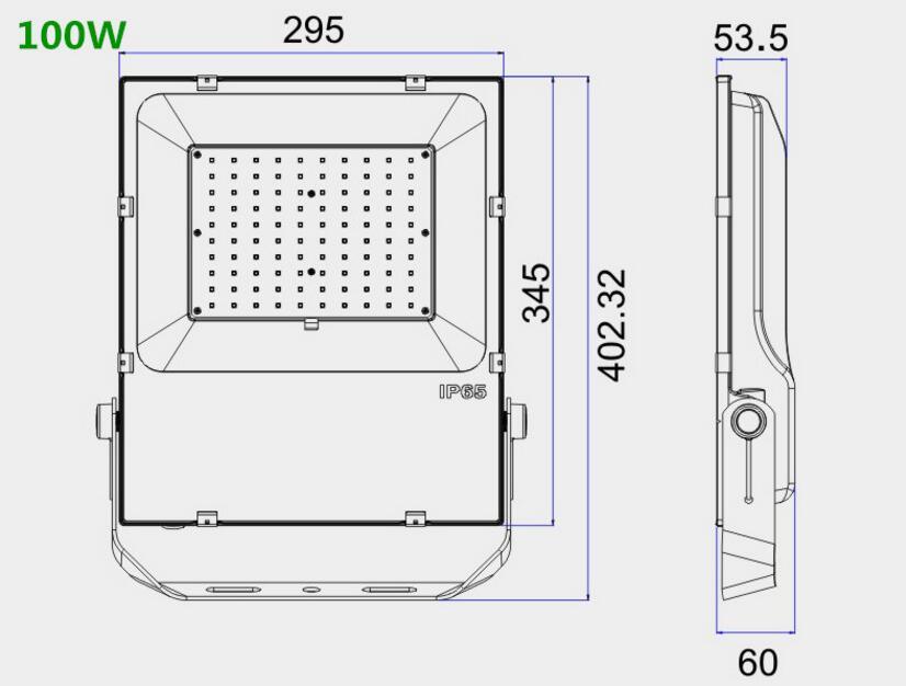 Outdoor Lighting 100W LED Flood Light Fixtures for Sale