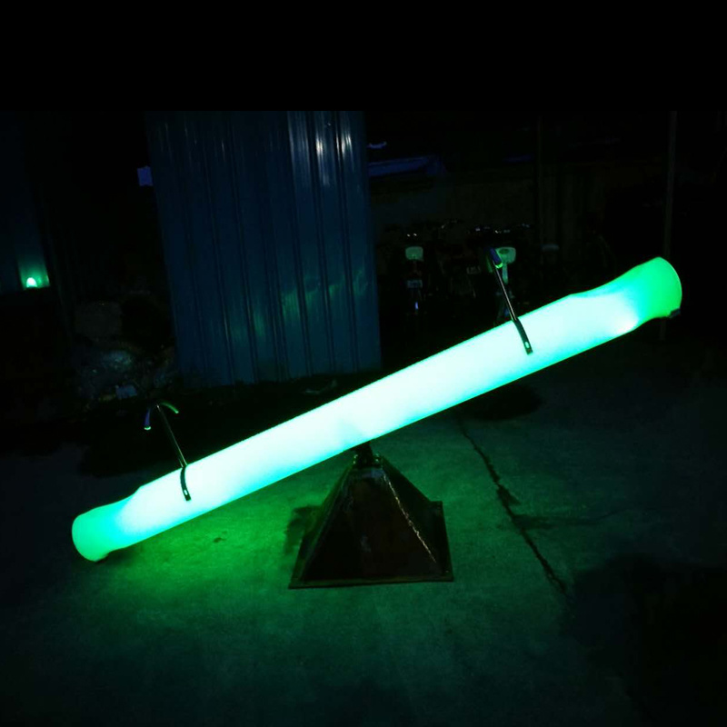 Plastic LED Glowing Outdoor Furniture Funny Small Seesaw for Children