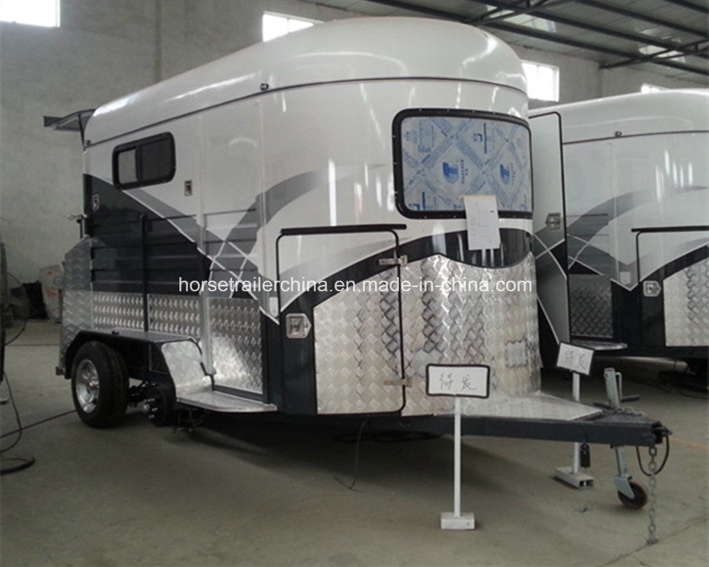 Hot Selling in Newzealand Angle Horse Trailers/Horse Floats