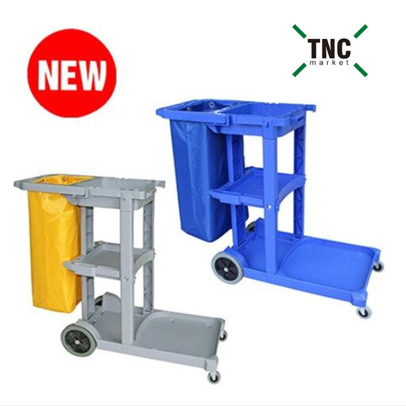 Multipurpose Hotel Cleaning Service Trolley Cart /Janitor Cart