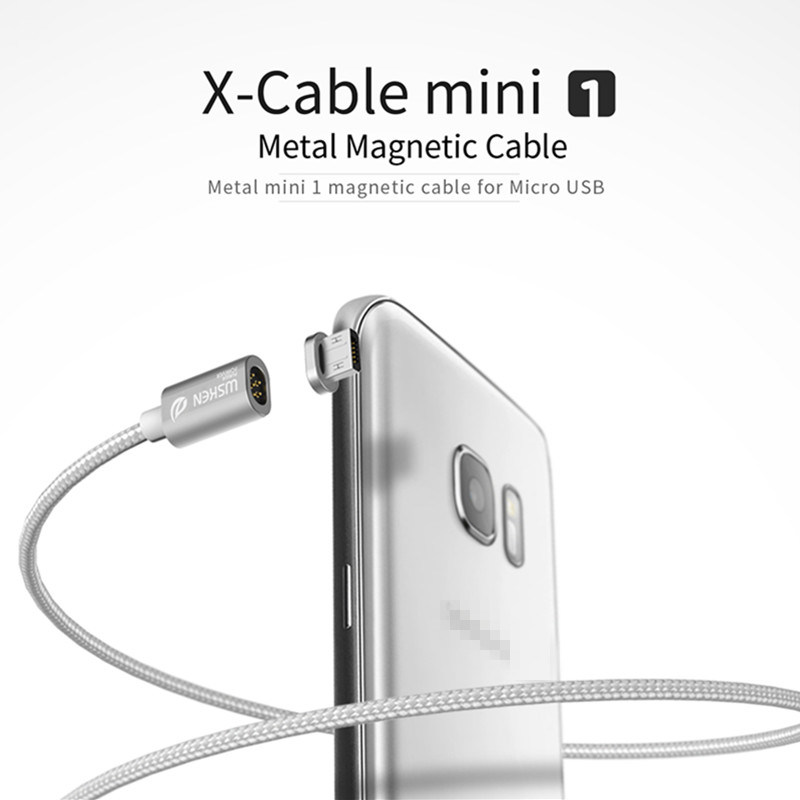 Wsken X-Cable Mini 2 Magnetic Data Cable for Micro USB /iPhone Magnetic Cable