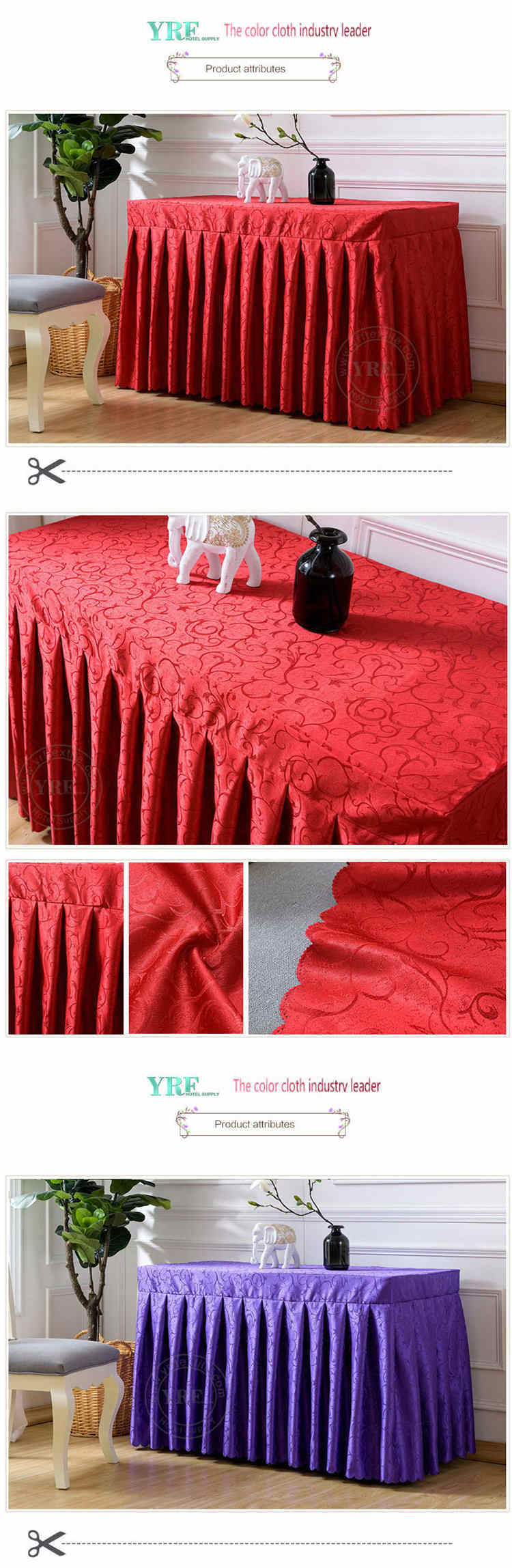 6FT Rectangle Coffee Table Skirt