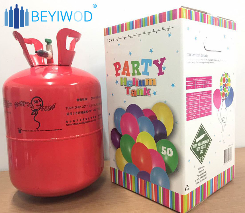 13.4L 22.4L Inflatable Helium Tank Disposable Balloon Helium Gas Cylinder