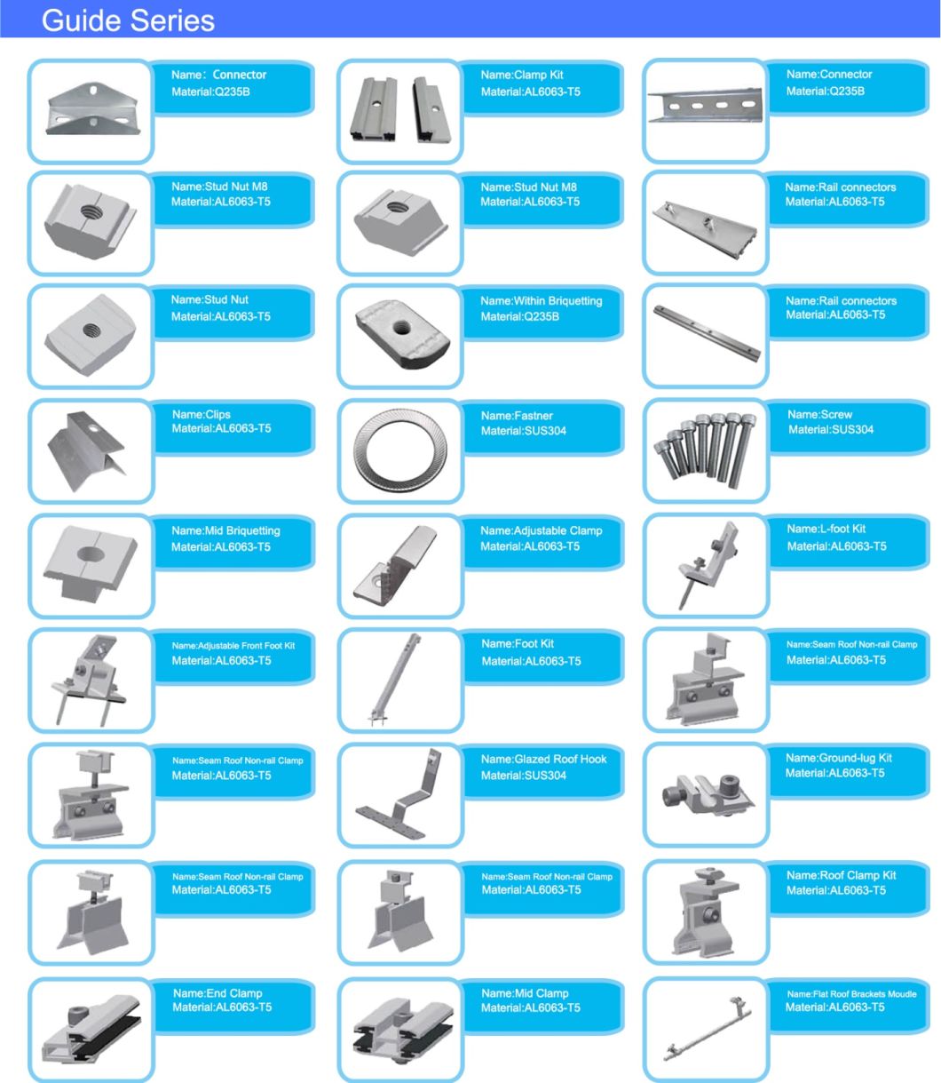 Solar Mounting Structure for Photovoltaic Bracket Solar Energy System