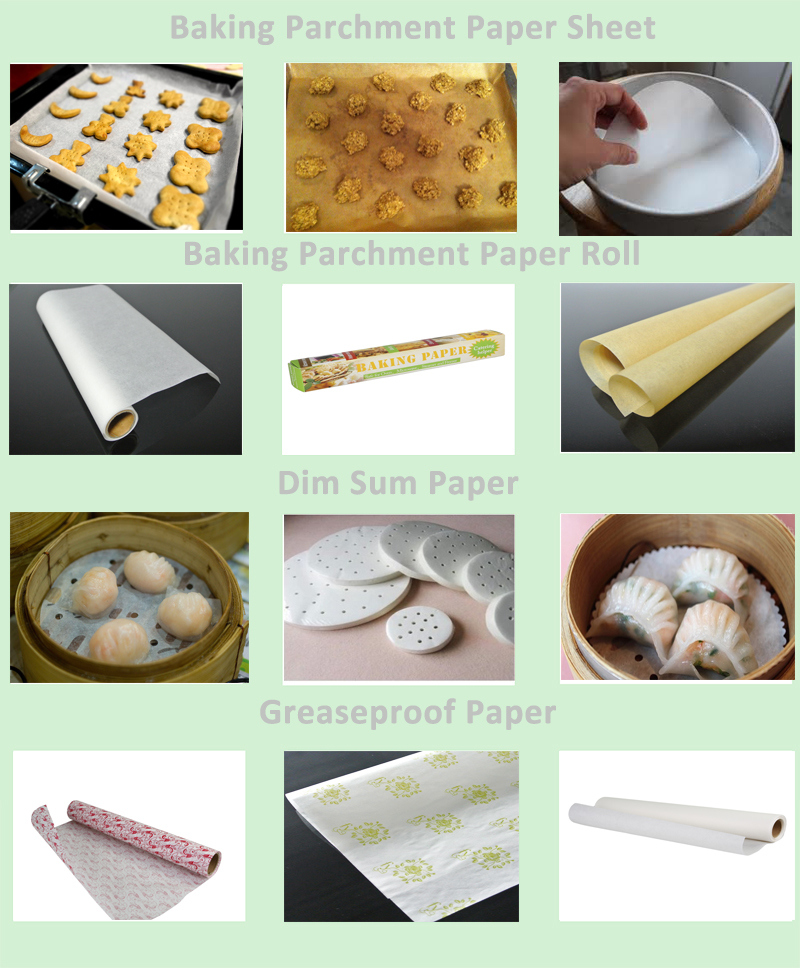 Customized Food Grade Parchment Paper Sheet Non-Stick Baking Pan Liners