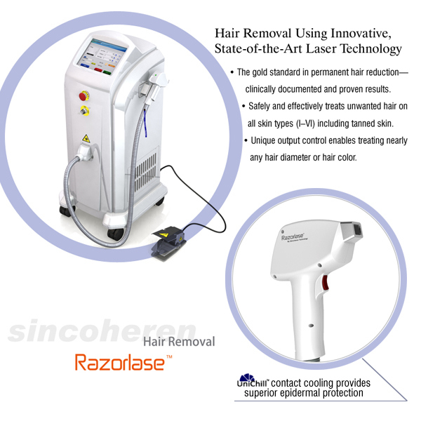808nm Alma Laser Diode Laser Soprano in Motion Hair Removal Machine From Sincoheren Laser Slim Factory