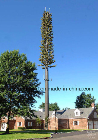 Camouflaged Pine Tree Tubular Tower for Communication