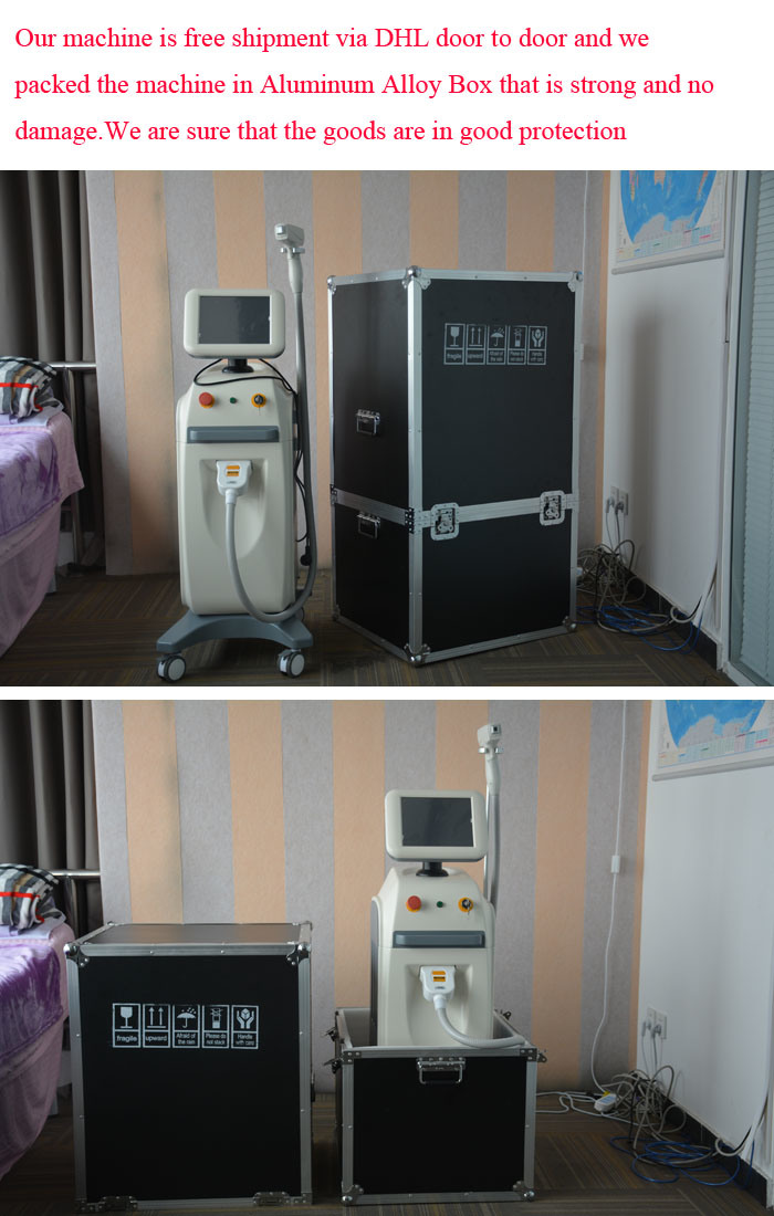 Super Hair Removal Machine 808nm Diode Laser Hair Removal 2 Years Warranty
