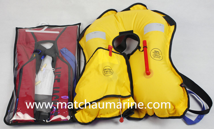 150n Ce Approval Single Air Chamber Inflatable Life Jacket