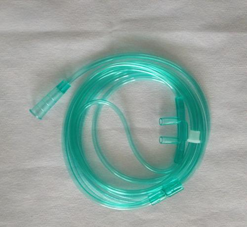 Disposable Medical PVC Nasal Oxygen Cannula with Soft Tips