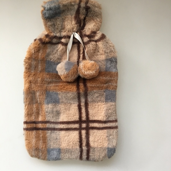 Super Soft Rabbit Fur Cover for Rubber Hot Water Bag