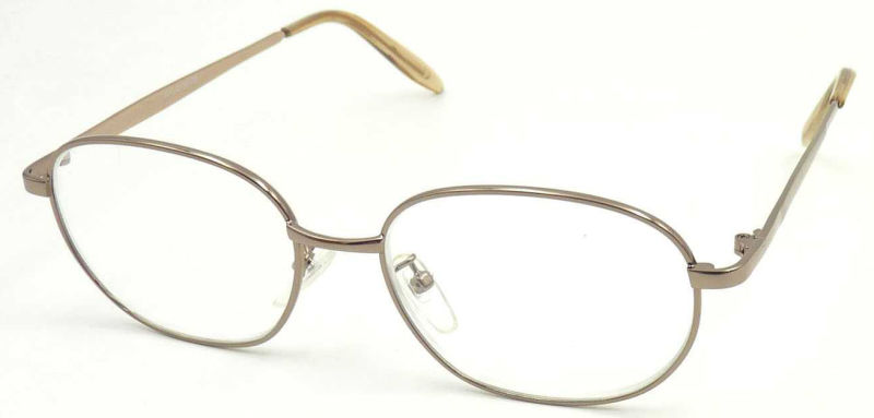 RM17058 Big Frame Metal Reading Glass with AC Lens Unisex Style