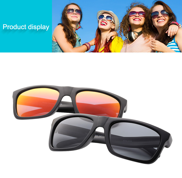 Custom Cheap Promotional Logo Imprint Branded Retro Classic Fashion Accessory Plastic Metal Neon UV400 Mirrored Ultralight Performance Polarized Lens Sunglasses