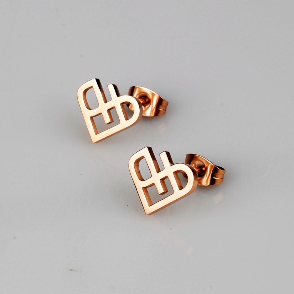 Wholesale Sliver Plated Stainless Steel Women Stud Earring