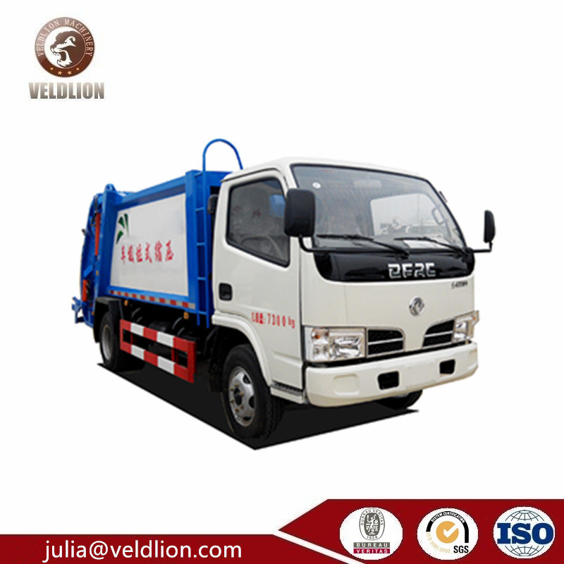 China Small 4X2 Compression Garbage Capacity 5 Tons 5 Cbm 5m3 Refuse Collecting Truck