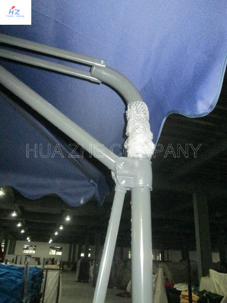 Hz-Um54 2.5X2.5meter Steel Wrench Umbrella Garden Umbrella Hanging Parasol Outdoor Umbrella Hanging Parasol