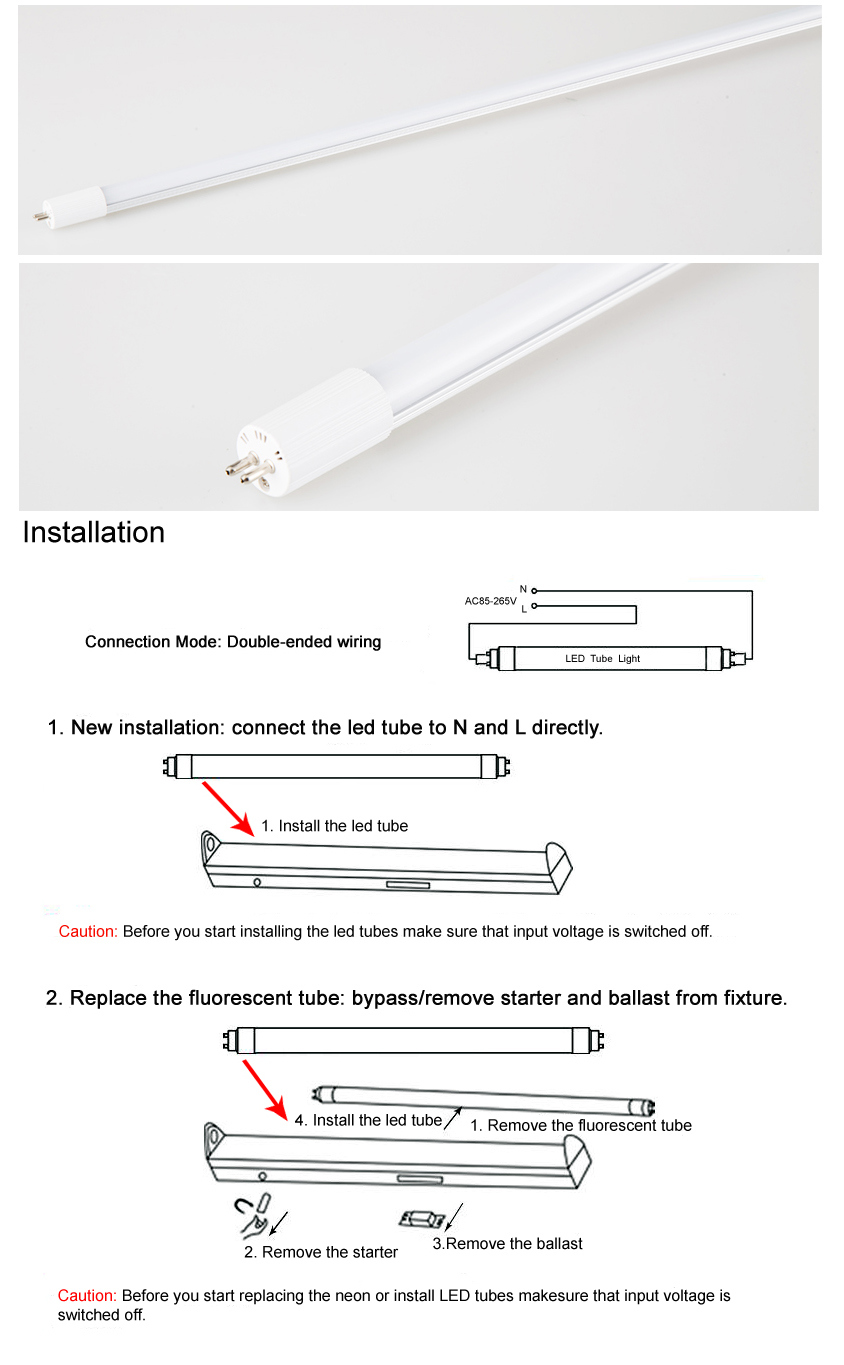 LED Tube Lamp G13 T5/T8 1200mm 2FT/3FT/4FT 18W T8 LED Tube Light. LED Tube Light