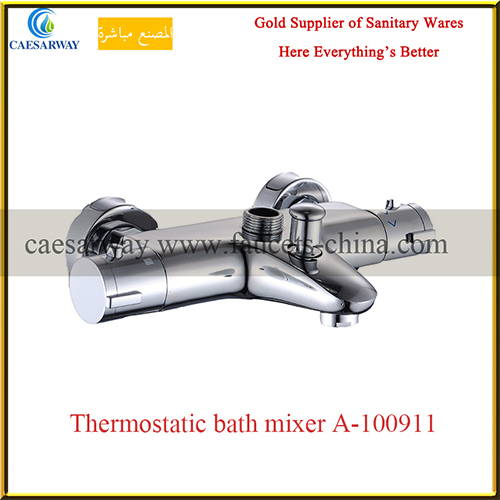 Brass Thermostatic Bathtub Bathroom Water Faucet Mixer