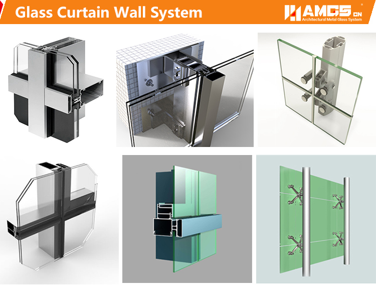 Glass Curtain Wall for Exterior Construction with Good Price and High Quality