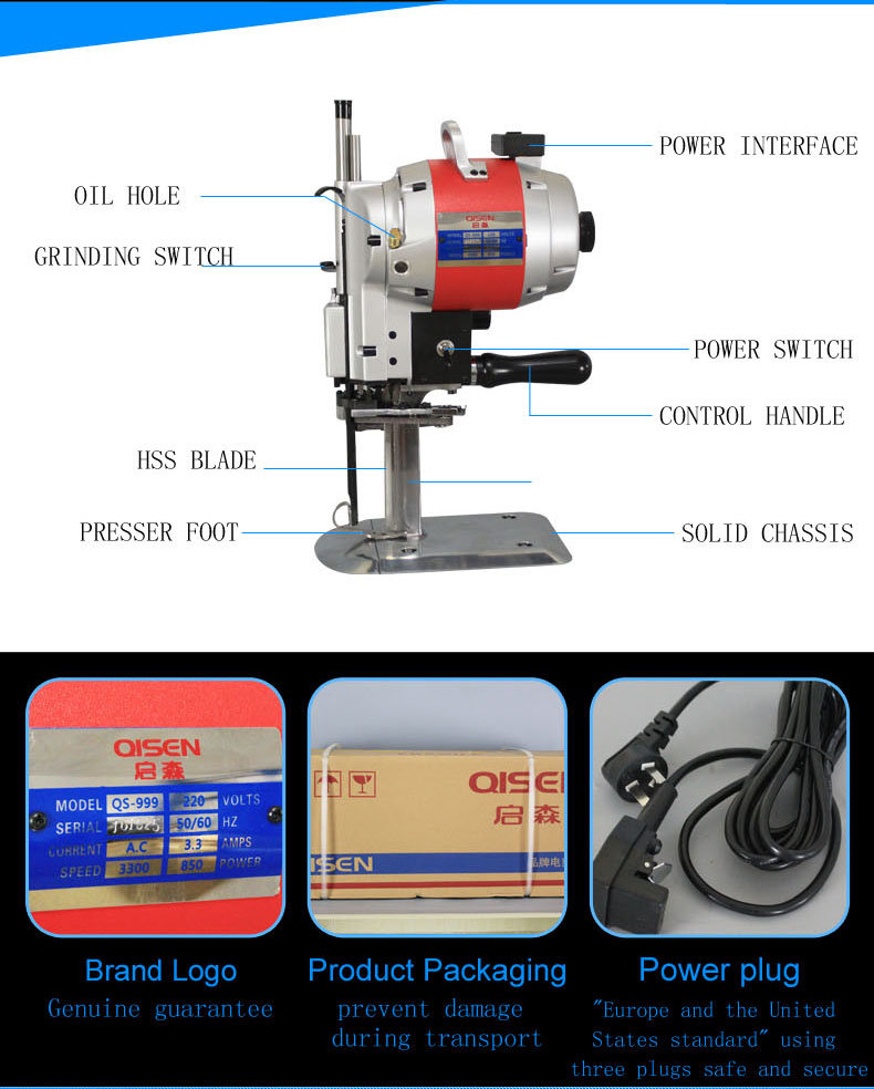 Automatic Sharpening Straight Knife Cloth Cutting Machine