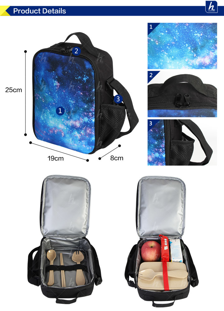 Mini 4L Portable Insulated Lunch Bags with Bottle Pack