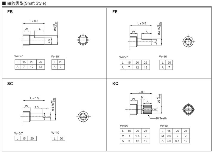 8mm Rotary Potentiometer with Cooper Shaft for Radio Equipment