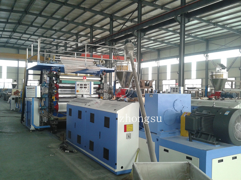 Plastic PVC Faux Marble Sheeting Sheet Extruder Making Machine