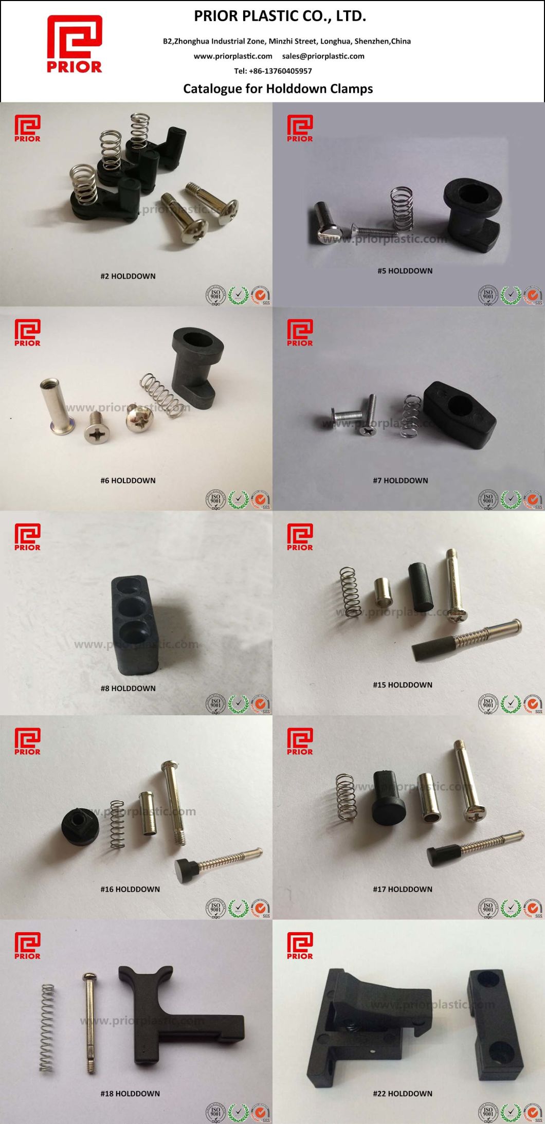 Fiberglass DOT Holddowns for PCBA Fixture with Higher Temperature Resistance