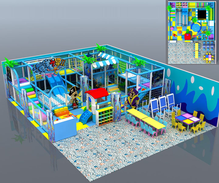 Inside Soft Play Area for Toddler