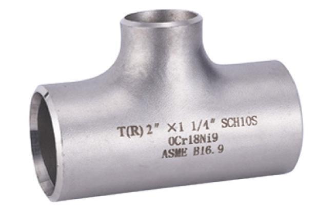 ASME/ANSI B16.9 Butt-Welding Stainless Steel Reducing Tee