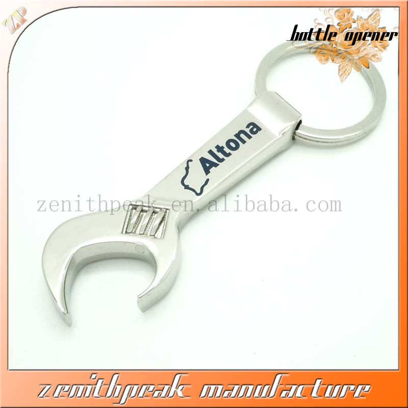 High Quality Metal Tool Spanner Shape Bottle Opener in Key Chain