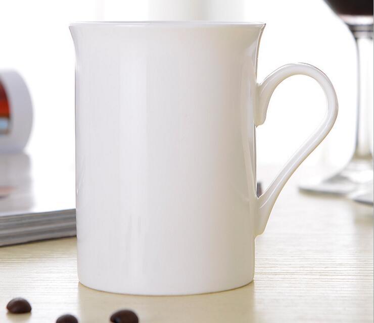 White Ceramic Cup Ceramic Mug coffee Cup coffee Mug